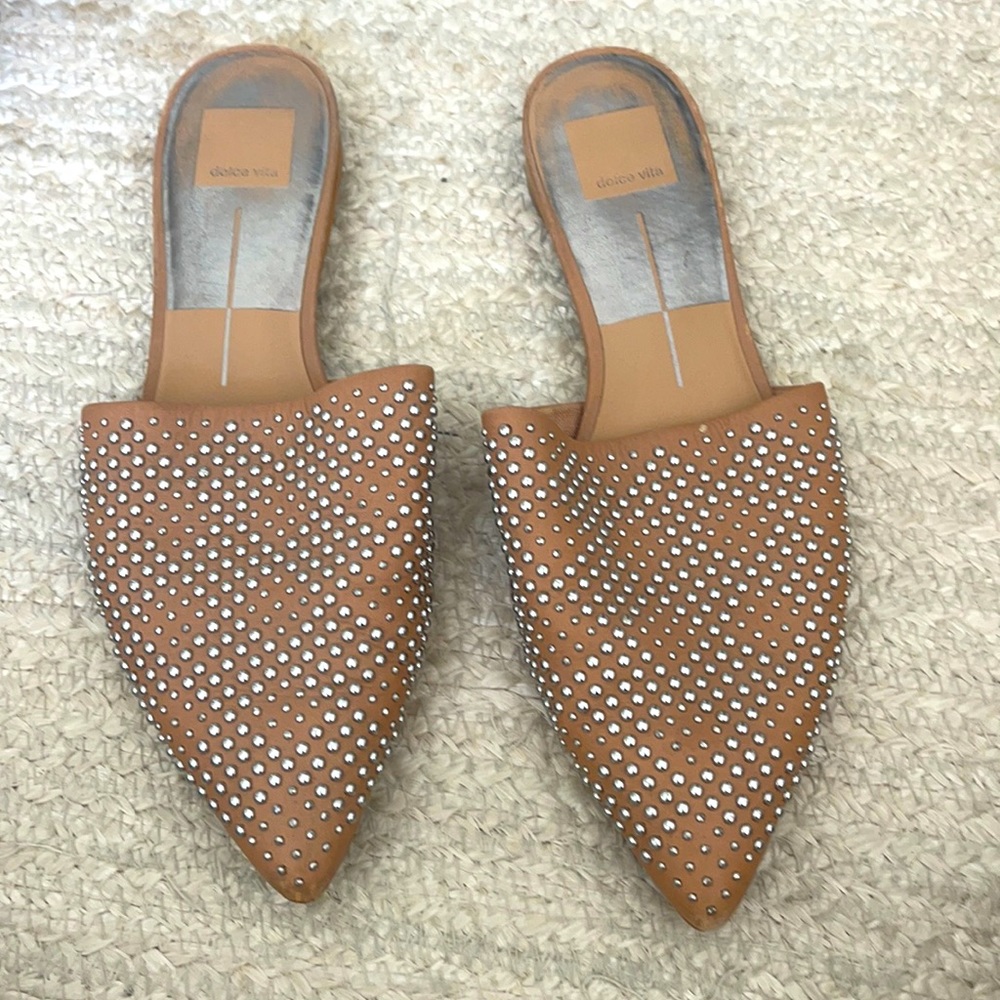 Dolce Vita flat elvah point toe mule 8.5